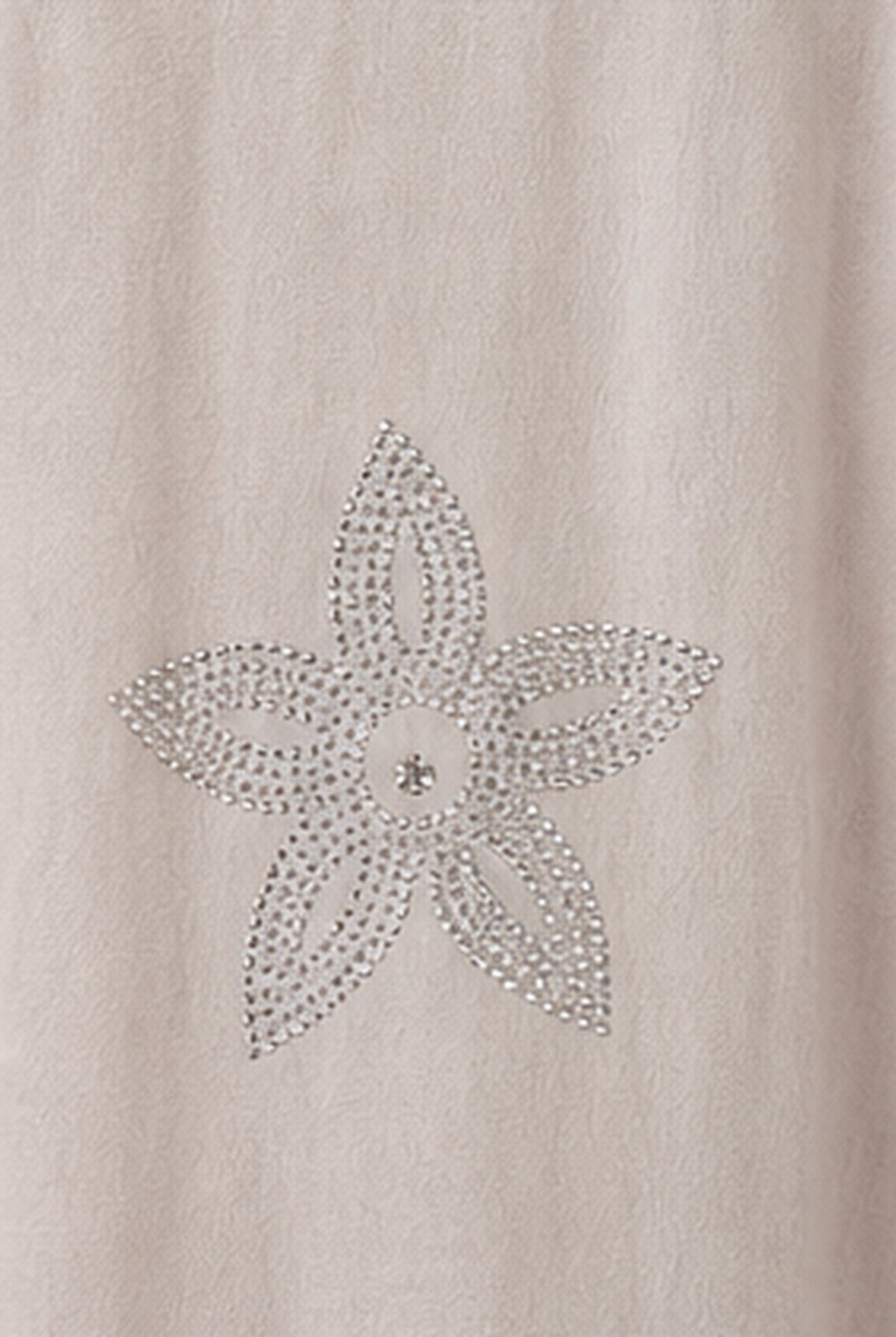 Topp Glitterblomster med glitterblommor i beige – Queensize