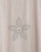 Topp Glitterblomster med glitterblommor i beige – Queensize