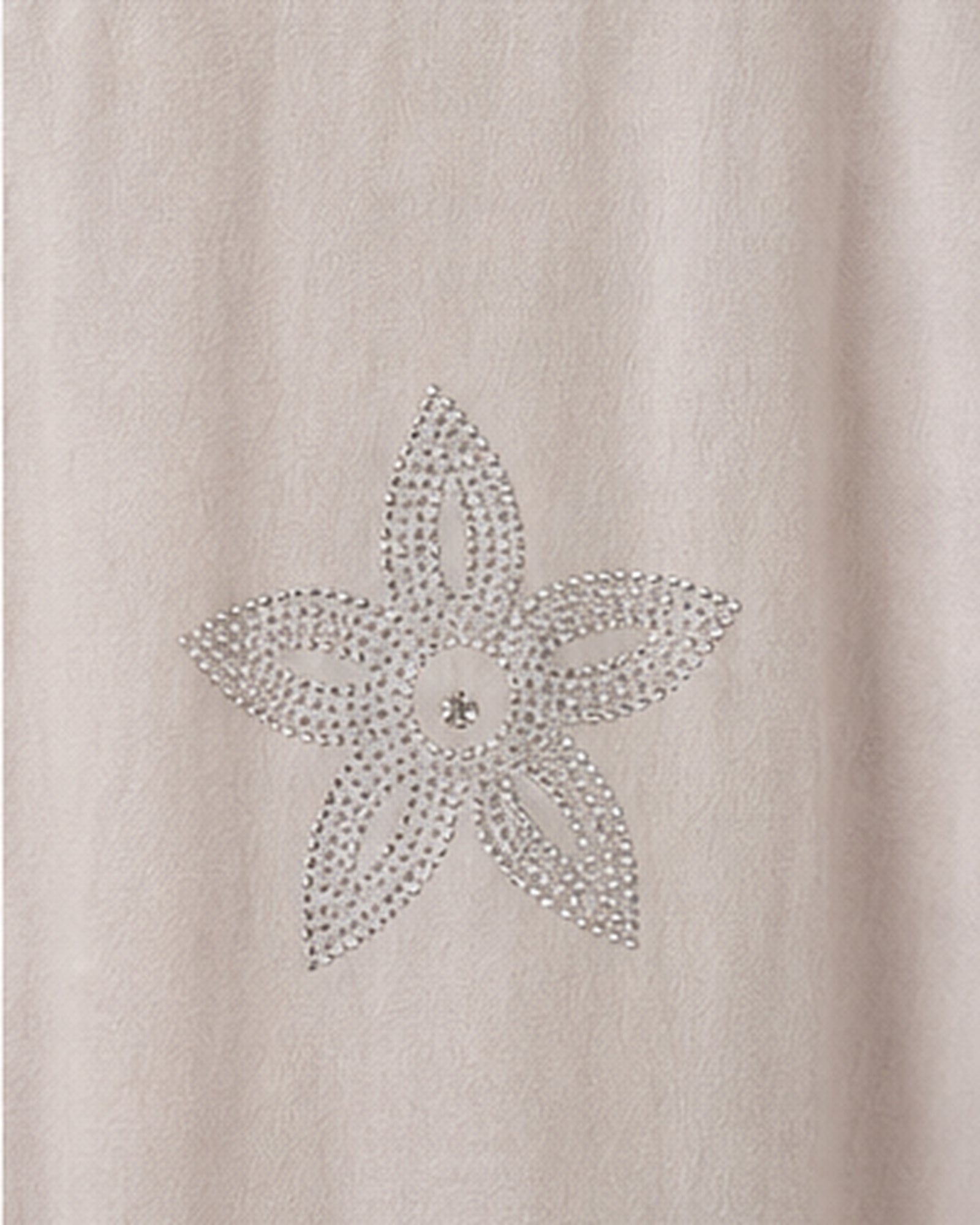 Topp Glitterblomster med glitterblommor i beige – Queensize