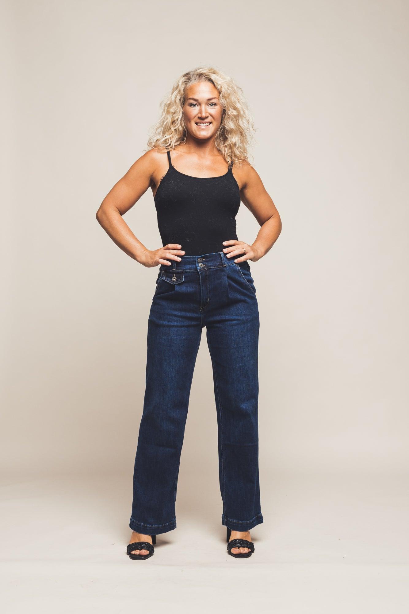 Jeans Nellie blå - Dimoda