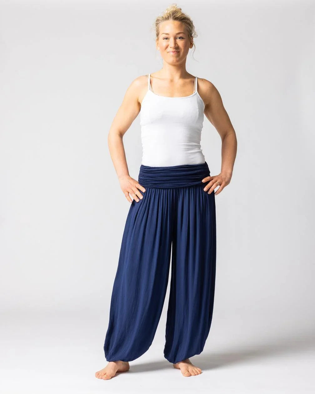 Byxa Sultan marinblå - Dimoda