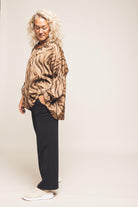 Blus Zebra camel - Dimoda