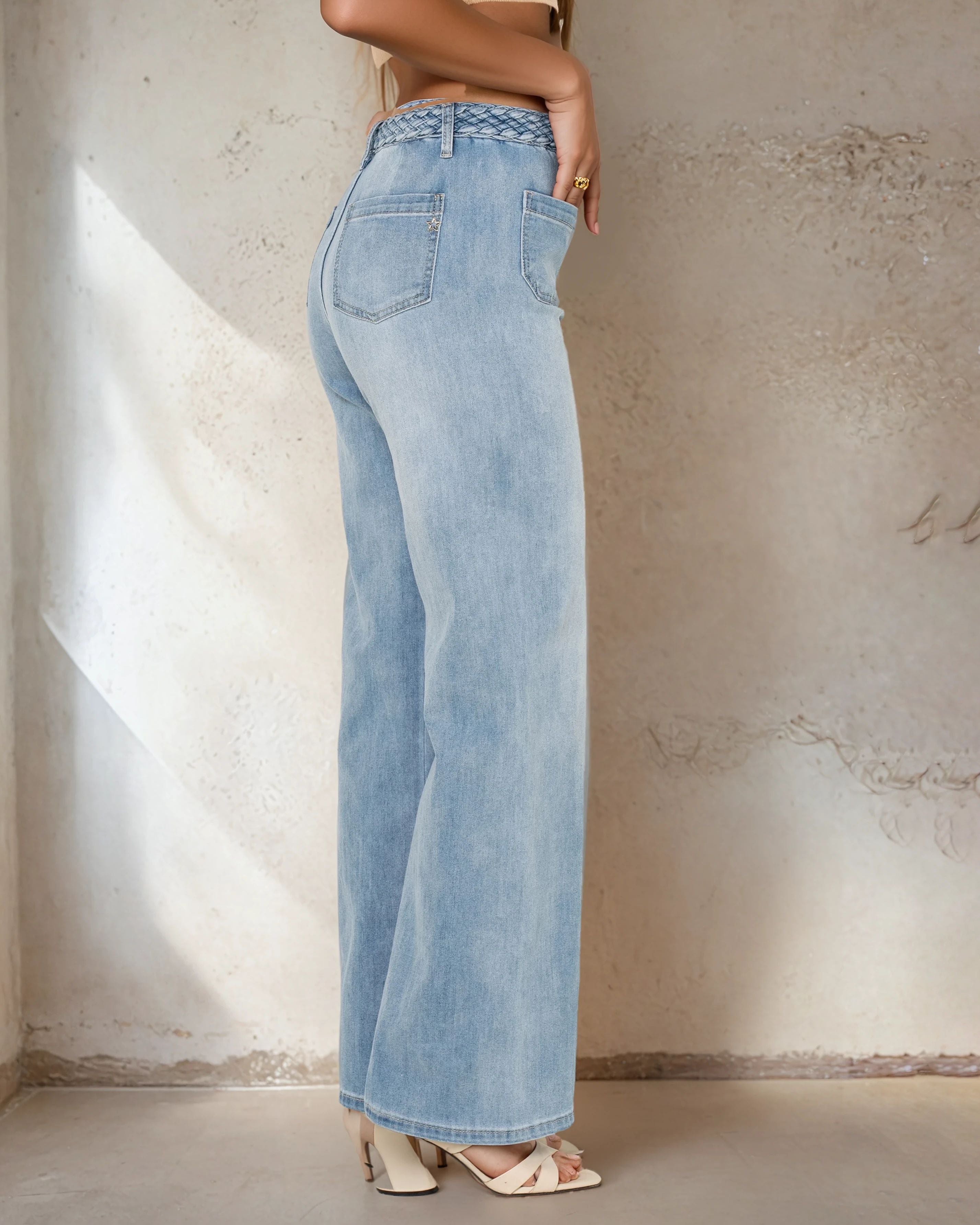 Jeans straight and wide | Shop on dimoda.se – Dimoda