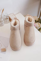 Ankelboots Tilda beige - Dimoda